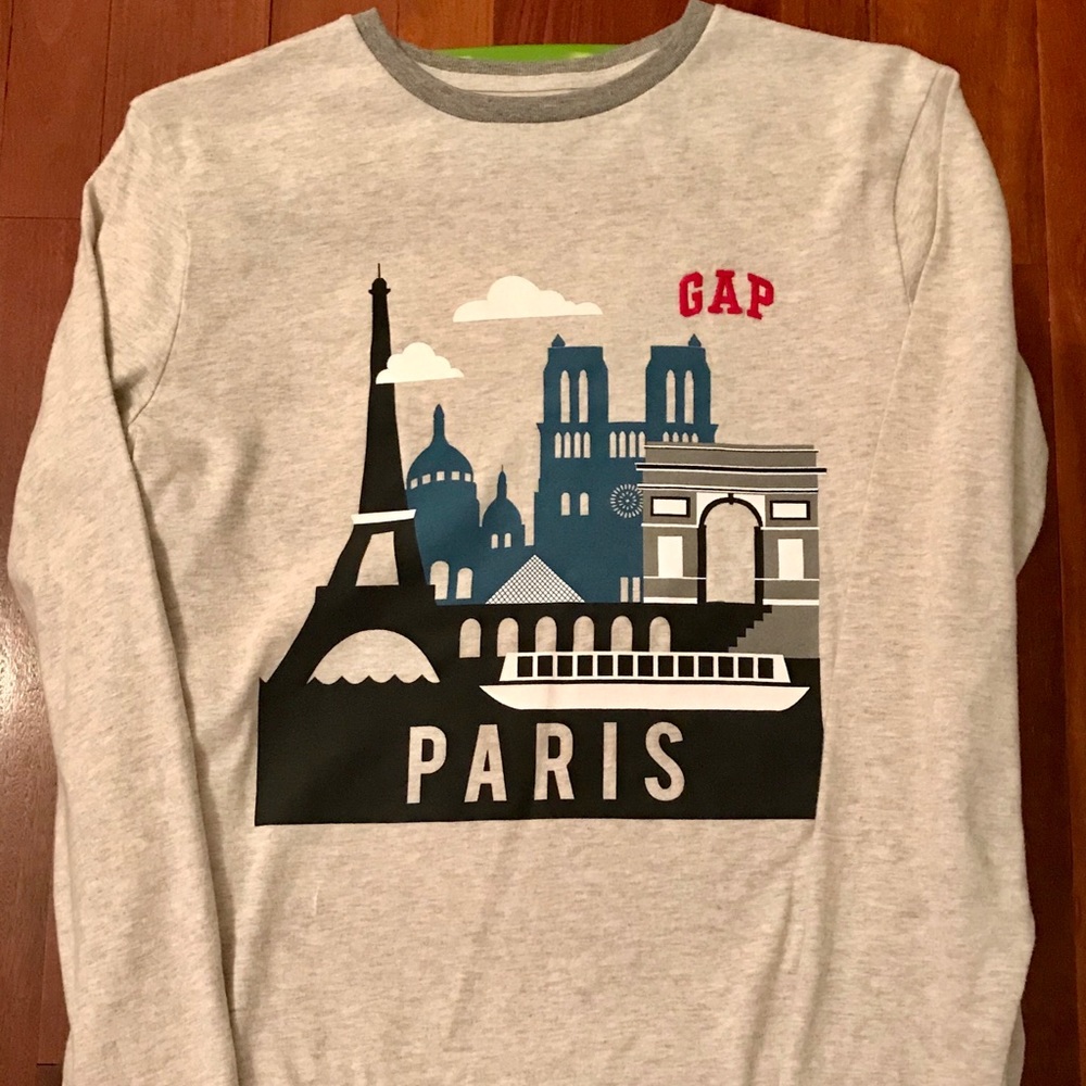 Gap long sleeve tee-Paris